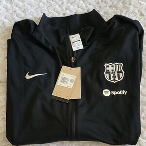 Mens Nike Black Barcelona Full-Zip Jacket